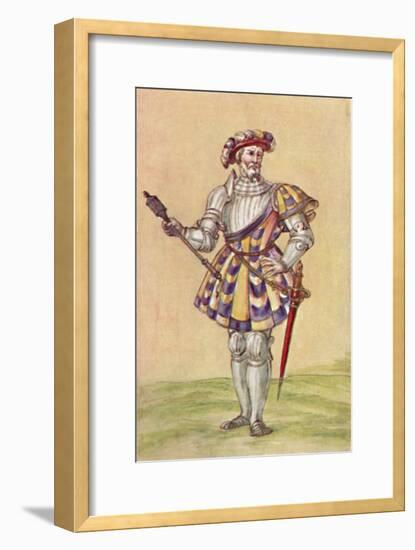 'Soldiers of the Tudor Period', c16th century, (1903)-Unknown-Framed Giclee Print