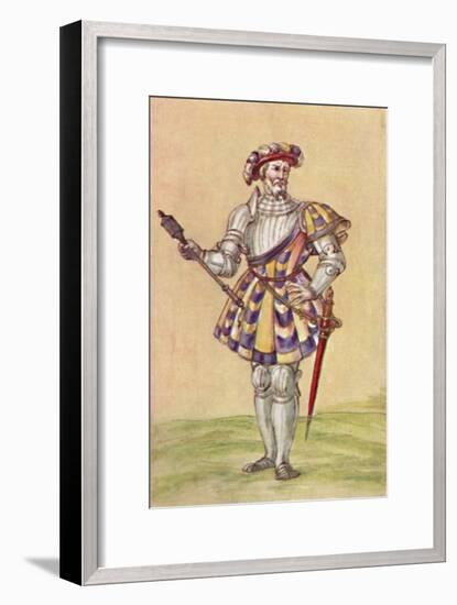 'Soldiers of the Tudor Period', c16th century, (1903)-Unknown-Framed Giclee Print