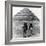 Soldiers on Camels and Step Pyramid Photograph - Egypt-Lantern Press-Framed Premium Giclee Print