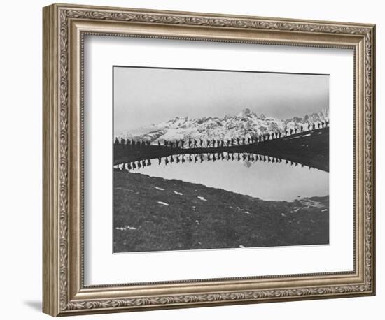 Soldiers Pass Mountain Lake-null-Framed Photographic Print