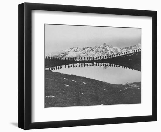 Soldiers Pass Mountain Lake-null-Framed Photographic Print