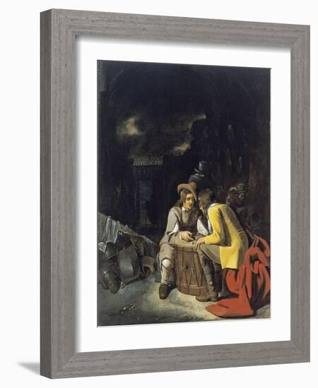 Soldiers Playing Dice-Michiel Sweerts-Framed Giclee Print