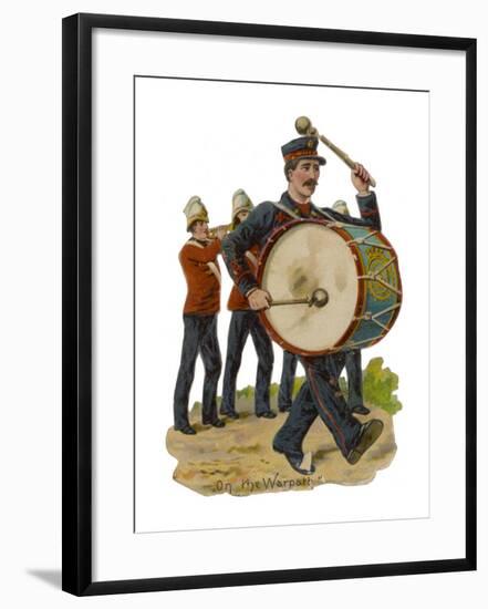 soldiers' with Cornet and Drum-null-Framed Giclee Print