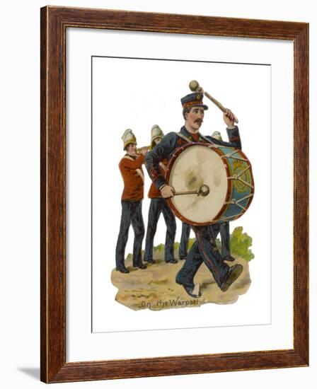 soldiers' with Cornet and Drum-null-Framed Giclee Print