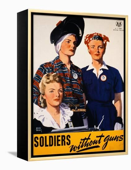 Soldiers Without Guns-Adolph Treidler-Framed Premier Image Canvas