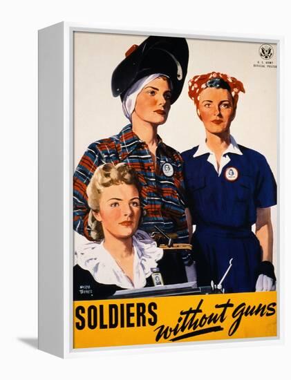 Soldiers Without Guns-Adolph Treidler-Framed Premier Image Canvas