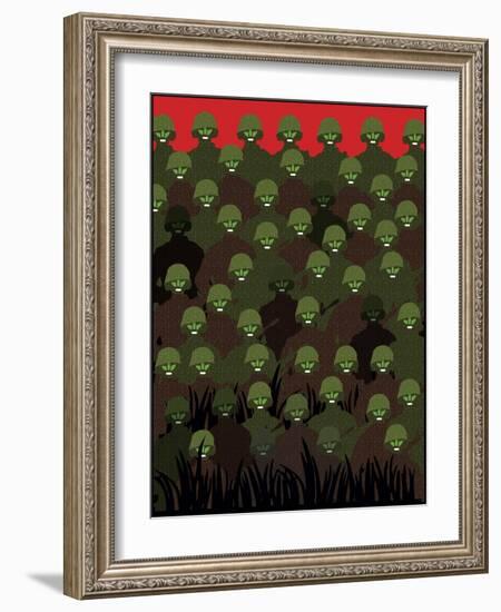 Soldiers-Teofilo Olivieri-Framed Giclee Print