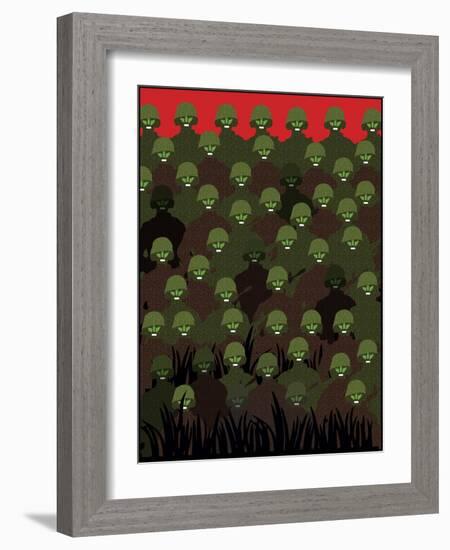 Soldiers-Teofilo Olivieri-Framed Giclee Print