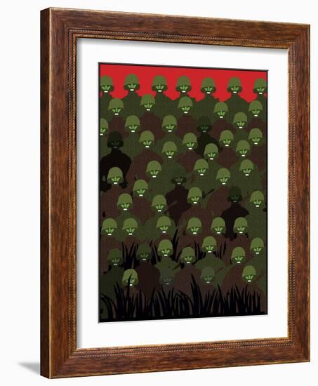 Soldiers-Teofilo Olivieri-Framed Giclee Print