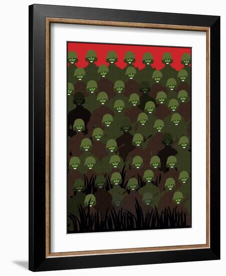 Soldiers-Teofilo Olivieri-Framed Giclee Print