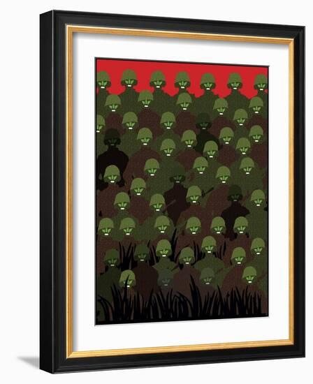 Soldiers-Teofilo Olivieri-Framed Giclee Print