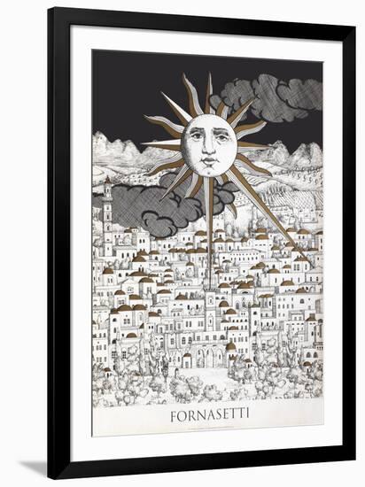 Sole A Geruslemme-Piero Fornasetti-Framed Premium Edition