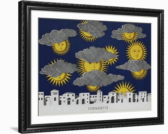 Sole di Capri-Piero Fornasetti-Framed Serigraph