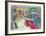 Soleil Au Cheval Rouge-Marc Chagall-Framed Premium Edition