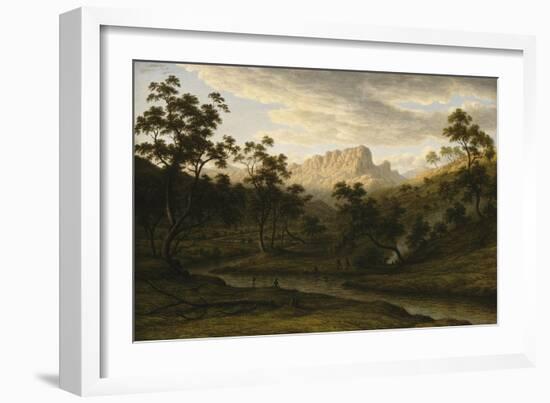 Soleil couchant à Ben Lomond (Tasmanie)-John Glover-Framed Giclee Print