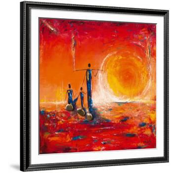 Soleil-Marso-Framed Art Print