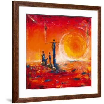 Soleil-Marso-Framed Art Print