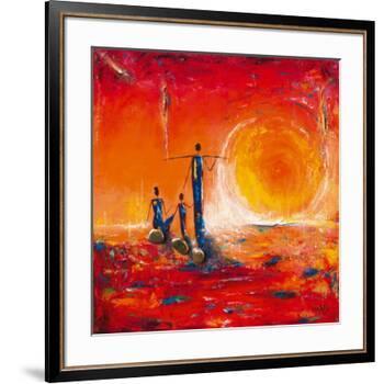 Soleil-Marso-Framed Art Print