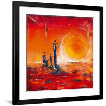 Soleil-Marso-Framed Art Print