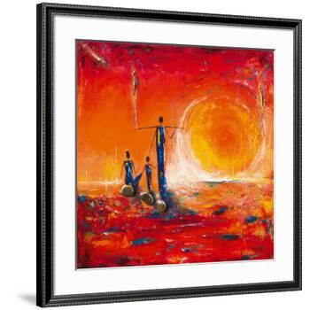 Soleil-Marso-Framed Art Print