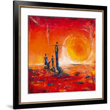 Soleil-Marso-Framed Art Print