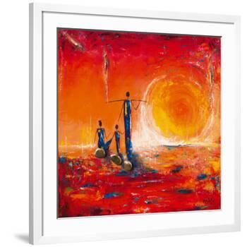 Soleil-Marso-Framed Art Print
