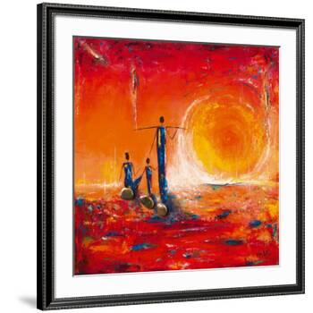 Soleil-Marso-Framed Art Print