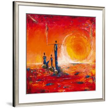 Soleil-Marso-Framed Art Print