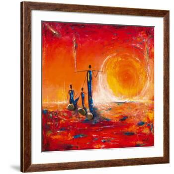 Soleil-Marso-Framed Art Print