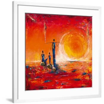 Soleil-Marso-Framed Art Print