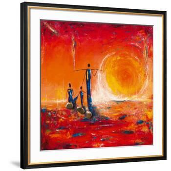 Soleil-Marso-Framed Art Print