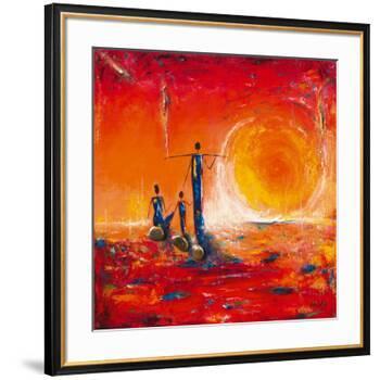 Soleil-Marso-Framed Art Print