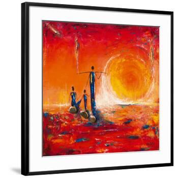 Soleil-Marso-Framed Art Print