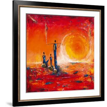 Soleil-Marso-Framed Art Print