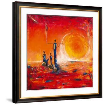 Soleil-Marso-Framed Art Print