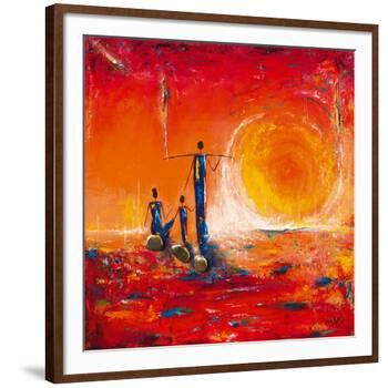 Soleil-Marso-Framed Art Print