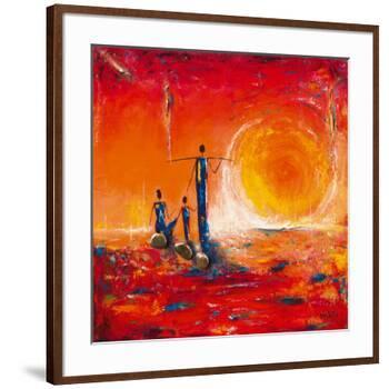 Soleil-Marso-Framed Art Print