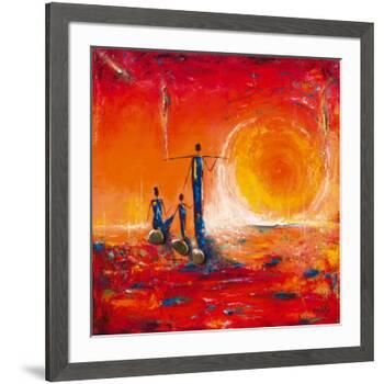 Soleil-Marso-Framed Art Print