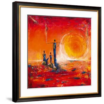 Soleil-Marso-Framed Art Print