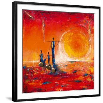 Soleil-Marso-Framed Art Print