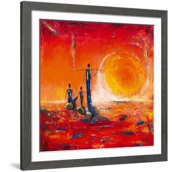 Soleil-Marso-Framed Art Print