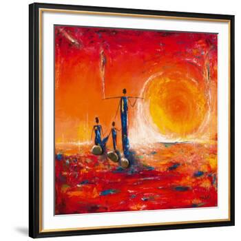 Soleil-Marso-Framed Art Print