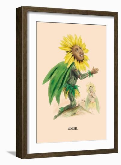 Soleil-J.J. Grandville-Framed Art Print