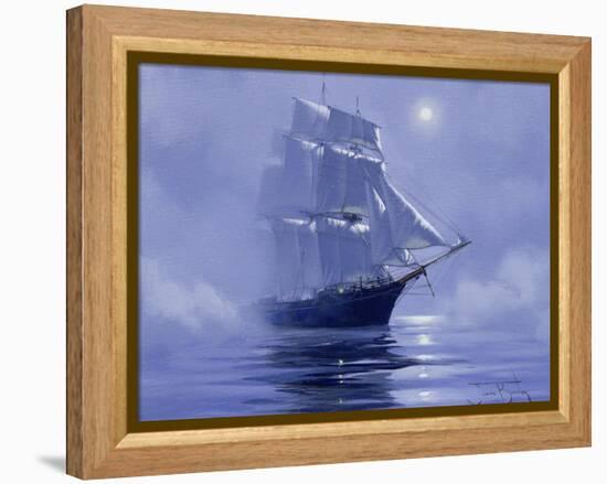 Solent'- Out of the Nightmist, 2009-James Brereton-Framed Premier Image Canvas