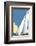 Solent Sailing Blank - Dave Thompson Contemporary Travel Print-Dave Thompson-Framed Giclee Print