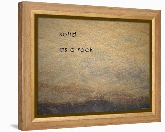 Solid as a Rock-Nicole Katano-Framed Stretched Canvas