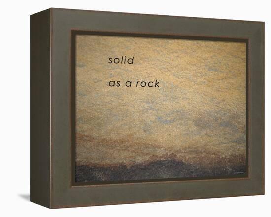 Solid as a Rock-Nicole Katano-Framed Stretched Canvas