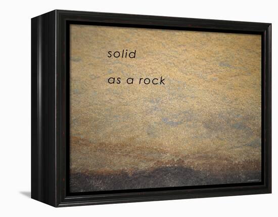 Solid as a Rock-Nicole Katano-Framed Stretched Canvas