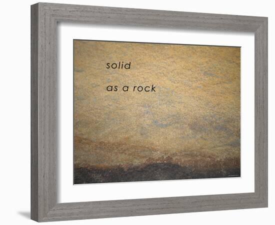 Solid as a Rock-Nicole Katano-Framed Photo