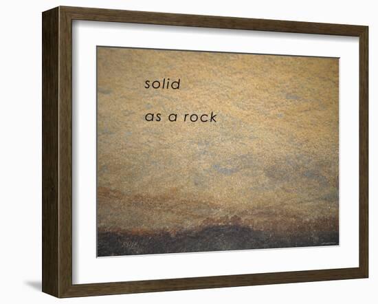 Solid as a Rock-Nicole Katano-Framed Photo